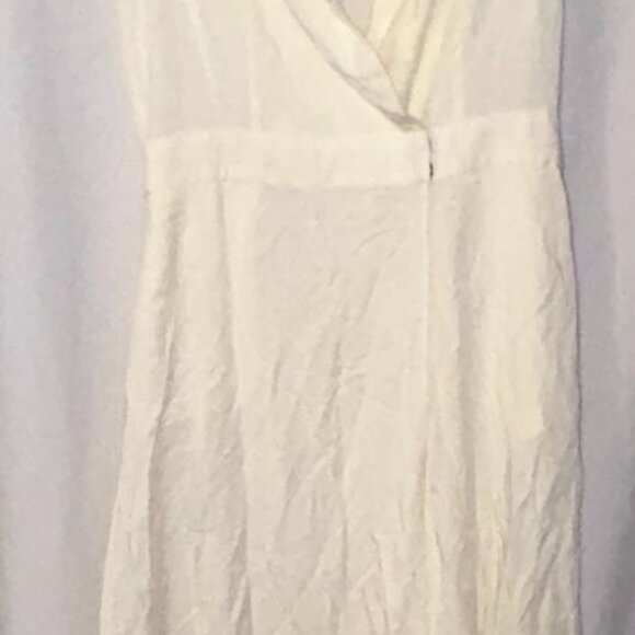 Soft Surroundings Ivory Sleeveless Midi Dress - Picture 3 of 11